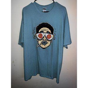 Chance The Rapper Social Experiment Light Blue Tour Shirt XL